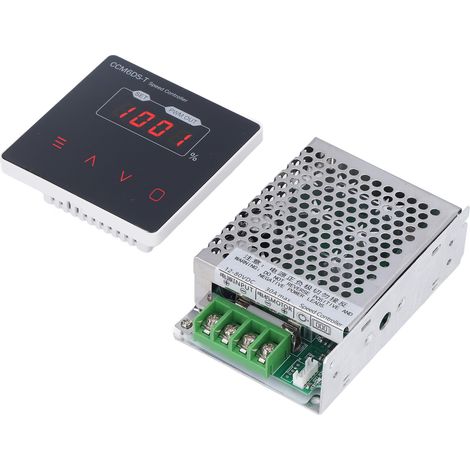 Contrôleur de Vitesse Numérique pour Moteur 12V-80V 30A avec Écran LCD et Interrupteur en Aluminium