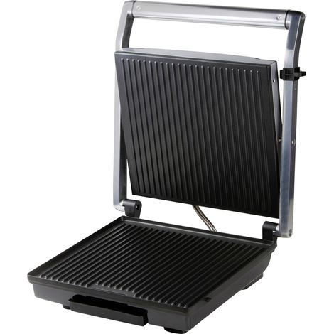 DOMO DO9225G Elektro Grill Cool-Touch-Gehäuse, Antihaftbeschichtung, Kontrollleuchte Schwarz (1/5)