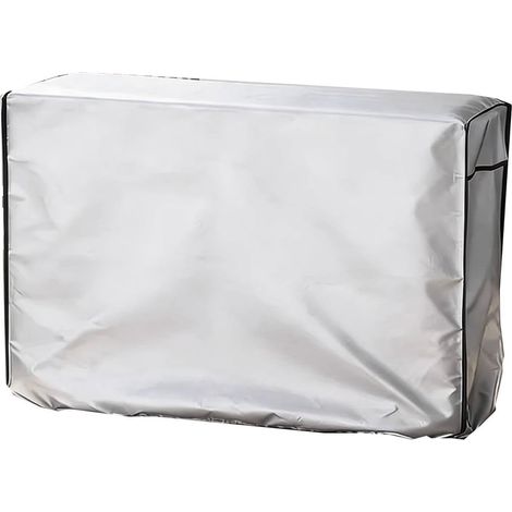 Bâche Climatisation Extérieure Tout-En-Un, 86x35x60cm Housse Imperméable Hiver Anti-UV, Protection Anti-Poussière pour Clim et Pompe à Chaleur, Installation Facile (1/5)