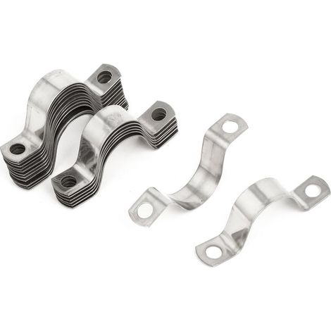20mm Edelstahl U-Form Rohrschelle Kabelklemmen Schellen Befestigungselemente 20st (1/3)