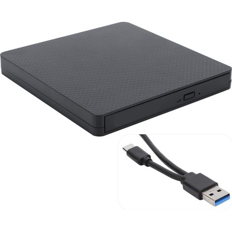 Lecteur Graveur DVD Externe USB 3.0 pour PC et Ordinateur de Bureau Universel (1/5)