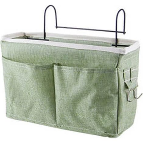 Sac de rangement suspendu pour lit de chevet, tiroir de rangement pour lits superposés de dortoir, barre de lit (1/4)