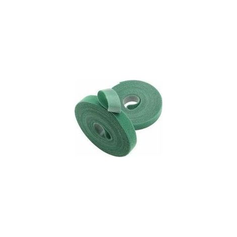 Paquet de 2 attaches pour plantes de jardin. rouleaux de ruban en nylon réutilisables pour plantes grimpantes-10mm x 5m-vert