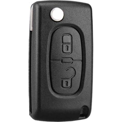 Compatible 2-Button Key CE0536 Folding Flip Key for Peugeot 207 307 308 407 408 3008 5008 Citroen C2 C3 C4 C5 C6 C8 (1/5)