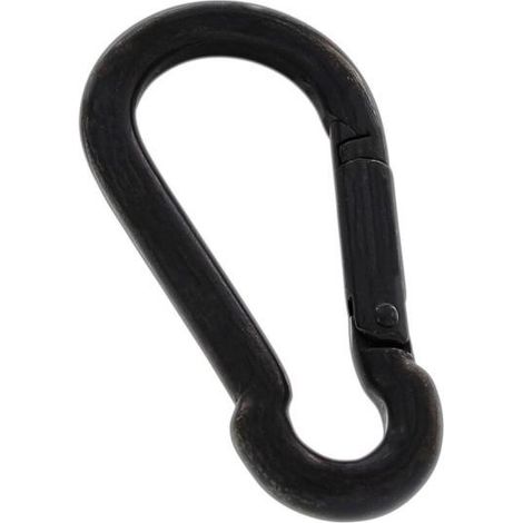 Mousqueton Inox A4 Noir Diamètre 6-1 pièce