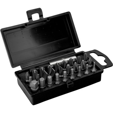 Bahco 1/4-Bitsatz für Schlitz-, Phillips-, TORX-, Sechskant-, und TORQ-SET-Schrauben - 28-tlg. (1/3)