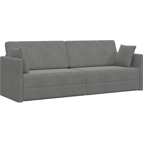 Maison Exclusive - Boden-Sofa-Bett Dunkelgrau 213 x 70 x 77 cm Sa