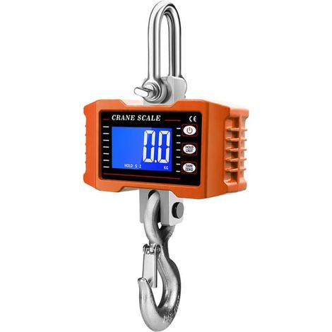 Filiyano-Balance numérique suspendue 1000 kg/2200 lb, balance industrielle robuste pour grues, balance électronique intelligente de haute précision (1/5)
