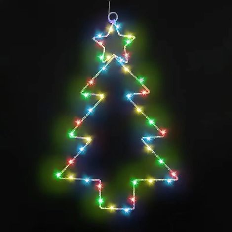 Color Panneau Néon pour sapin de Noël Lumiere Noel Exterieur LED Guirlande Lumineuse décoration murale Multicolor)3pcs (1/5)