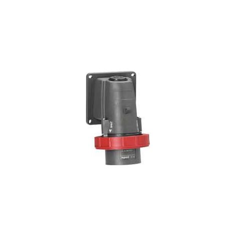 Fiche inclinée fixe Hypra IP66/67-55 32A - 380V à 415V 3P+T plastique - LEGRAND
