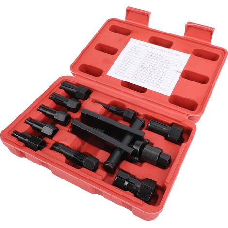 Extracteur de Roulement de Roue de Moto, 7 Pièces, Kit d'outils de Dépose en Acier allié de 8 à 25 Mm avec Serrage des Boulons à Broches, Ensemble d'Extracteur de Roulement de Roue de Moto (1/5)
