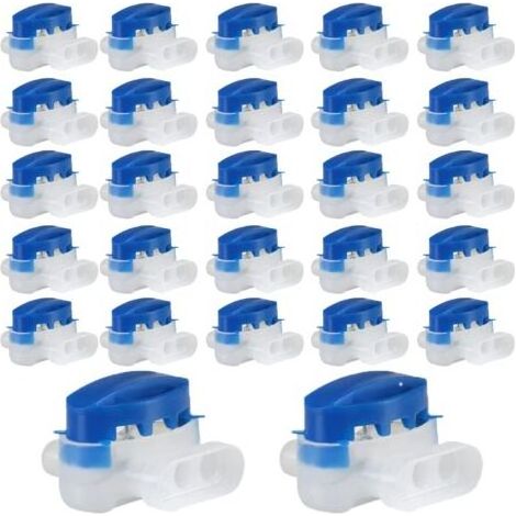 40 PCS Connecteurs Cable Robot Tondeuse Remplis de Gel Résine Original, Connecteurs Étanche 314 Pour Connecteurs Robot Tondeuse Automower- Étanches, Sûrs, Dénudage Inutile (1/5)