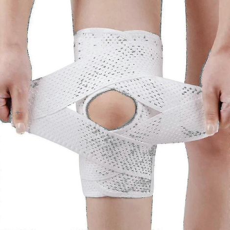 Genouillère avec stabilisateurs latéraux pour soulager la douleur liée à une déchirure du ménisque, une rupture du LCA ou du LCM, ou une blessure arthritique. (1/5)