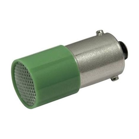 CML 18824121 Luce di segnalazione a LED Verde BA9s 110 V/DC, 110 V/AC 1.6 lm