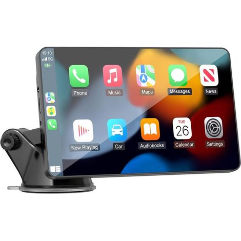 Écran Carplay voiture 7 pouces Apple Car Play Android Auto Bluetooth FM AUX Mirror Link (1/5)