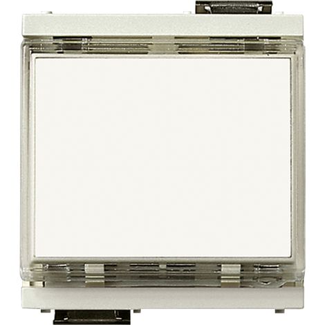 VIMAR - 17020.B Pulsante targh. 1P NO 10A 12-24V bianco