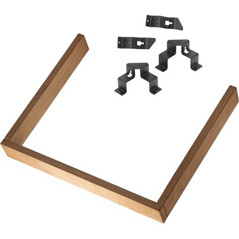 HUUM Core Wall Mini Safety Railing Schutzgeländer inkl. Halter in Schwarz (1/3)