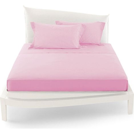 Trade Shop - Compley Of Matrimonial Health United Lenzuola Coordinato Copricuscini - Rosa