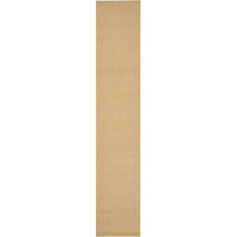 Tapis de sol,Tapis Sisal naturel 66x350 cm CFW540197 (1/5)