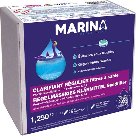 Cartuchos de floculante innovadores para piscina 13,5x15,5x7 cm
