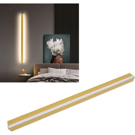 Applique murale à bande LED, longue bande lumineuse moderne, applique murale LED pour villa, applique murale pour porche/couloir, 60 cm. (1/5)