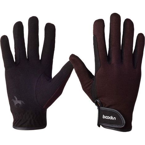 Guantes de equitación AIDUCHO, unisex para adultos, guantes profesionales transpirables, compatibles con pantallas táctiles, ideales para ciclismo, equitación y actividades al aire libre (M) (1/5)