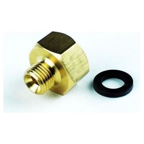 1 Adaptateur Gaz Filetage 1/2" Femelle, 1/4" Mâle Gauche, Joint Inclus Pour Raccord Tuyau (1/5)