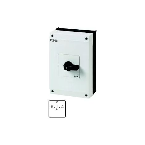 Eaton Stern-Dreieck-Schalter, T5B, 63 A, Aufbau, 4 Baueinheit(en), Kontakte: 8, 60 °, rastend, mit 0-Stellung, 0-Y-D, A (1/2)
