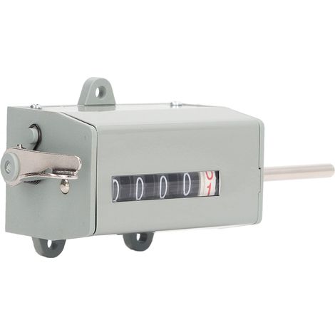 Compteur mécanique à 5 chiffres 350 tr/min, remise à zéro manuelle, pour machines textiles et équipements industriels, 220V (1/5)
