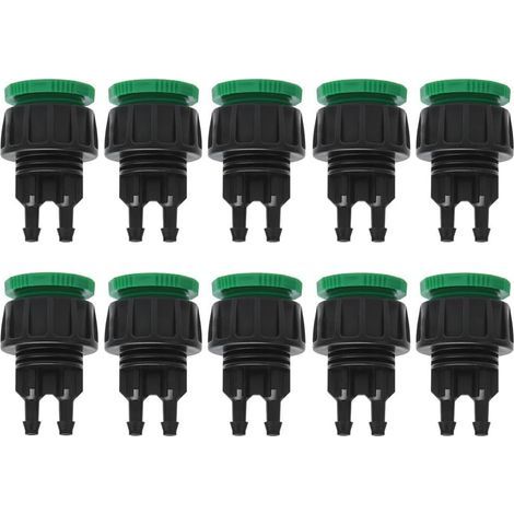 Connecteur, Hose Garden Quick Connector Raccords d'irrigation pour l'agriculture G4/6à 4/7 10Pcs (1/4)