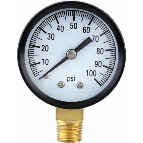 Manomètre électronique de 0 à 100 PSI, diamètre 5 cm (1/5)