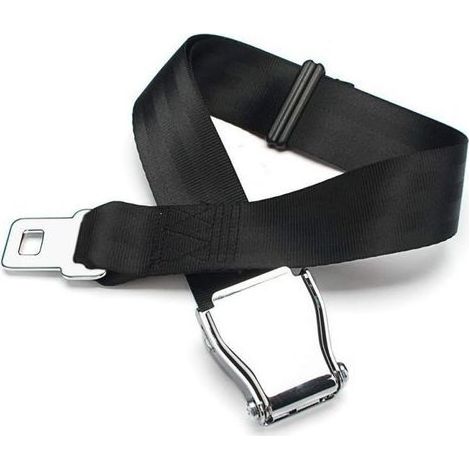 Rallonge Ceinture de Sécurité Avion – Extension Réglable – Clip Métal Robuste – Pour Femmes Enceintes, Passagers Corpulents, Adultes – Accessoire de voyage Avion (1/5)