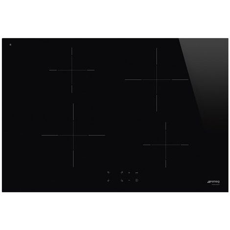 Smeg Piano Cottura SI2741D a Induzione 4 Zone da 75 cm Cottura Colore Nero (1/3)