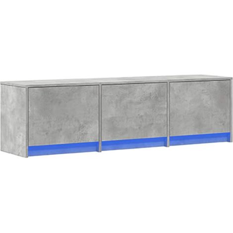 vidaXL Mobile TV Calcestruzzo 140 x 34 x 40 cm Legno multistrato