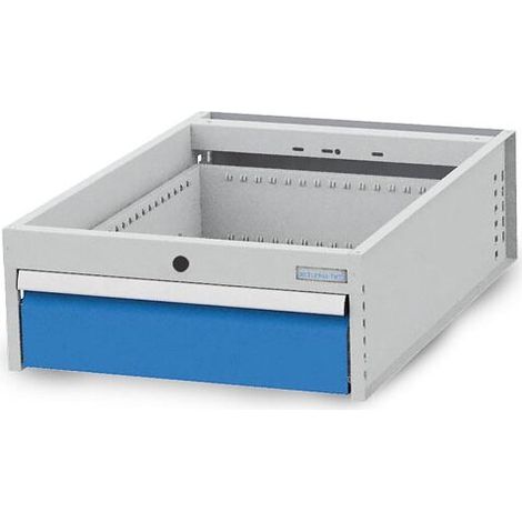 Hängeschublade B541xT736xH208mm signalblau Vollauszug f.Werkbank (1/3)
