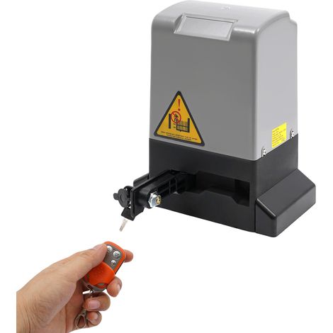 Ouvre-portail coulissant électrique, motorisation de portail automatique avec 2 télécommandes, pour portail de maison, jardin et résidence - 750W 220V (1/5)