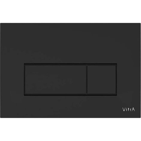 Vitra Root Square Zwei-Tasten-Auslöseplatte, Mattschwarz (740-2311) (1/2)
