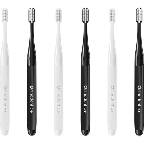 Adult Orthodontic Toothbrush – Pack of 6 – U Soft Bristles with Fluoride Bristles, Special Design for Dental Care (1/5)