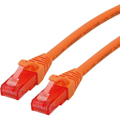ROLINE Cable de conexión cat.6 UTP, nivel de componente, LSOH, naranja, 5 m