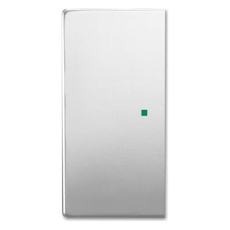 Enjoliveur 1/2 Touche D/G 1 Led Pure Stainless Steel 2CKA006220A0538 ABB BJE520375