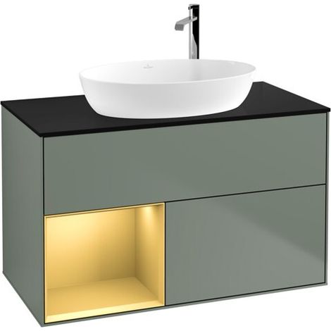 Villeroy & Boch F892HFGM Armoire sous-lavabo Finion F89 (1/2)