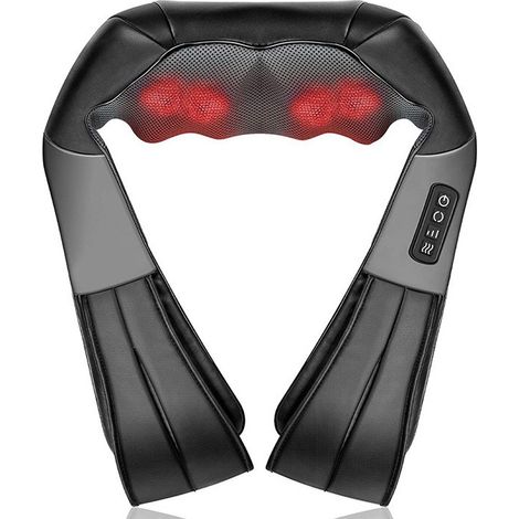 [JAMAIS UTILISÉ] Masseur de cou pour soulager la douleur des tissus profonds, masseur Shiatsu portable pour les épaules et le dos avec chaleur, cadeaux pour femmes et hommes, masseurs électriques pour (1/5)