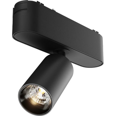 Spot sur rail 1 phase noir LED 5W 3000K Maytoni FOCUS (1/5)