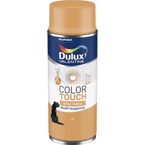 Peinture Aérosol Color Touch - Effet Métal Or 400 ml - Dulux Valentine