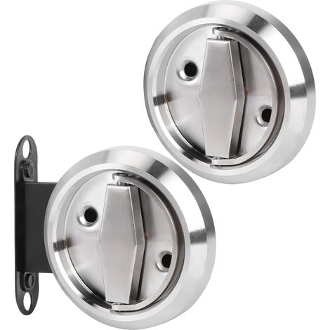 Serrure de porte salle bain en acier inoxydable 304 (1/5)