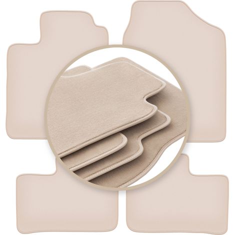 Tapis beige PREMIUM pour : Daihatsu Cuore VI berline 2003-2007 (1/5)