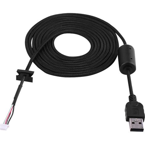 Câble USB de rechange 2 mètres pour souris de jeu Logitech G9 et G9X - Accessoire de réparation