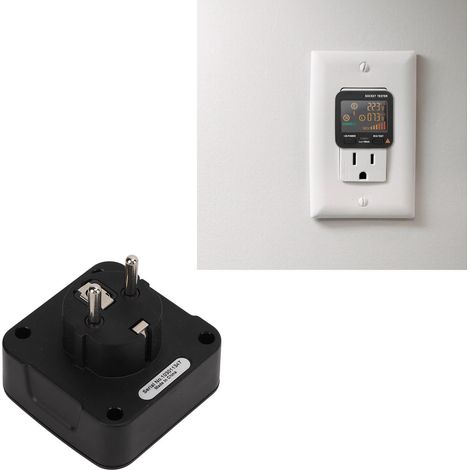 Testeur de sécurité de prise, testeur de courant de fuite, test de panne de courant, testeur de fil sous tension et neutre ZT-E2, norme européenne 0,1V250V. (1/5)