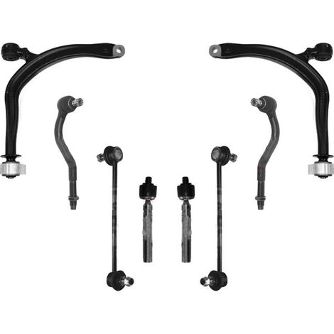 KIT BRACCIO OSCILLANTE 8 PEZZI COMPATIBILE CON CITROËN C5 I (DC) 2.0 HDi (DCRHZB, DCRH / Kit Sospensione Completo OE/OEM / Bracci Oscillanti + Testine Sterzo / Sostituzione Diretta OEM