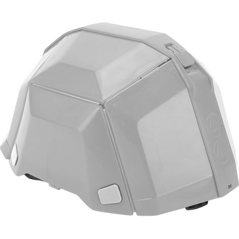 Casque pliable haute résistance en plastique, protection de tête pour chantier, sport, voyage, gris (1/5)